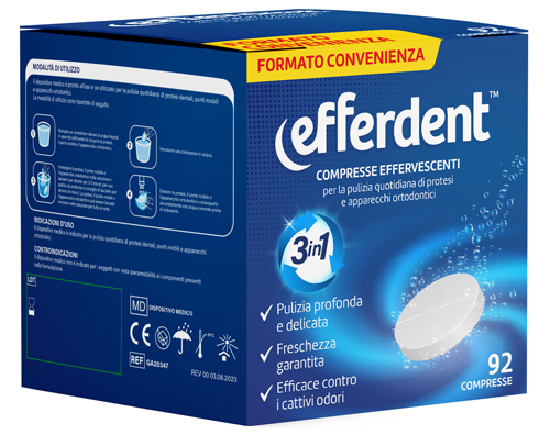 EFFERDENT 92 COMPRESSE EFFERVESCENTI - Farmacia Mastrangelo 
