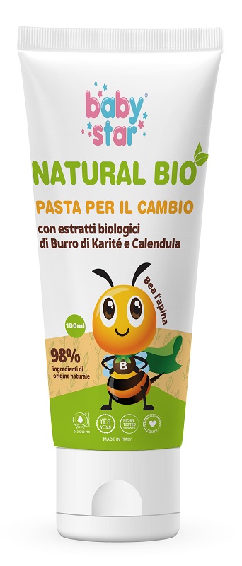 BABYSTAR PASTA CAMBIO PROTETTIVA NATURAL BIO 100 ML - Farmacia Mastrangelo 