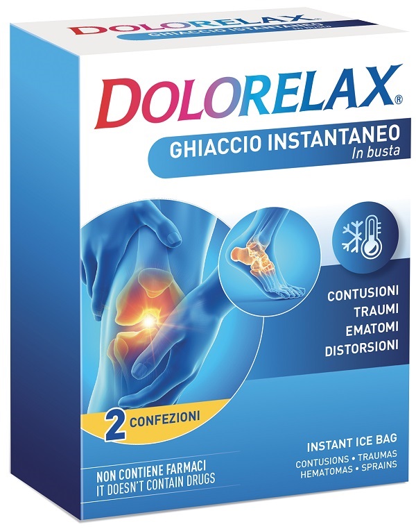GHIACCIO ISTANTANEO DOLORELAX 2 BUSTE - Farmacia Mastrangelo 