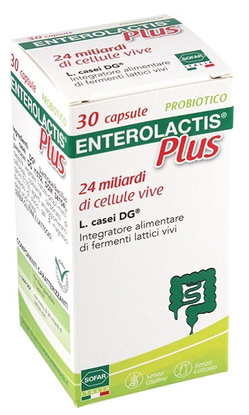 ENTEROLACTIS PLUS 30 CAPSULE - Farmacia Mastrangelo 