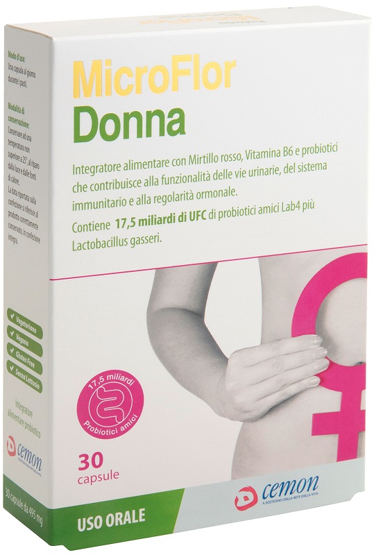 MICROFLOR DONNA 30 CAPSULE - Farmacia Mastrangelo 